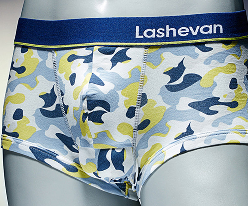 LASHEVAN(ラシュバン)Men's Underwear Drawers Camo Green
